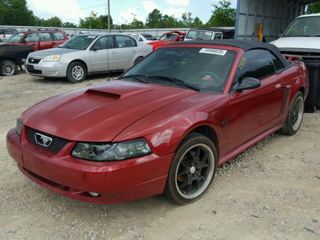 1FAFP45X23F320303 - 2003 FORD MUSTANG GT RED photo 2