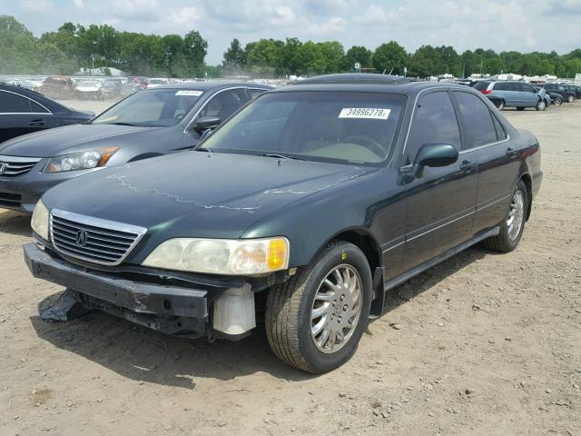 JH4KA9658TC011021 - 1996 ACURA 3.5RL GREEN photo 2