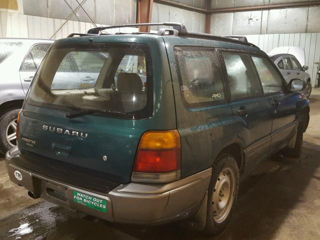 JF1SF6555XH737100 - 1999 SUBARU FORESTER S GREEN photo 4