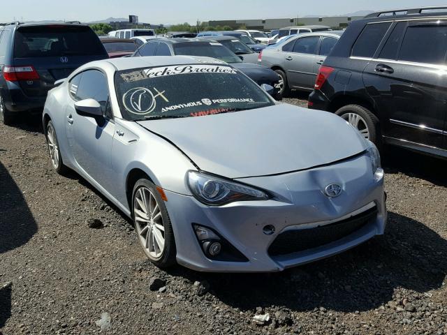 JF1ZNAA14D2730497 - 2013 TOYOTA SCION FR-S SILVER photo 1
