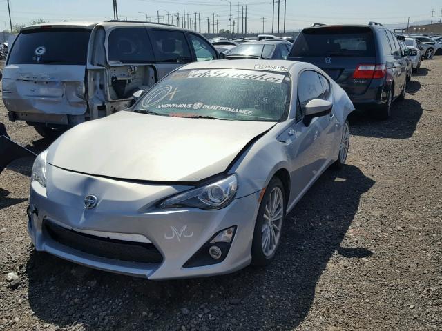 JF1ZNAA14D2730497 - 2013 TOYOTA SCION FR-S SILVER photo 2
