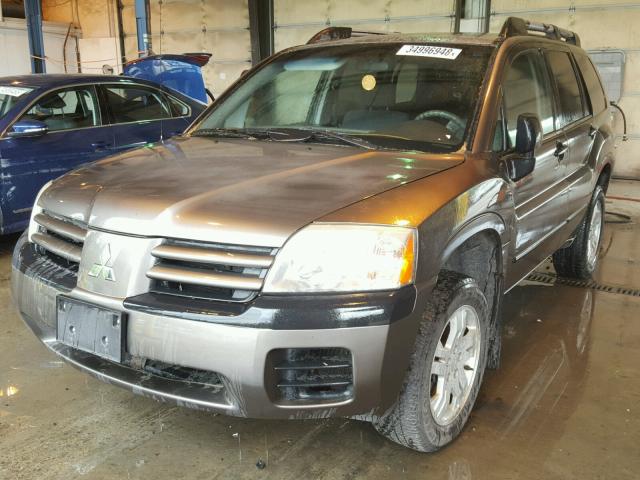 4A4MN21SX4E022362 - 2004 MITSUBISHI ENDEAVOR L GRAY photo 2