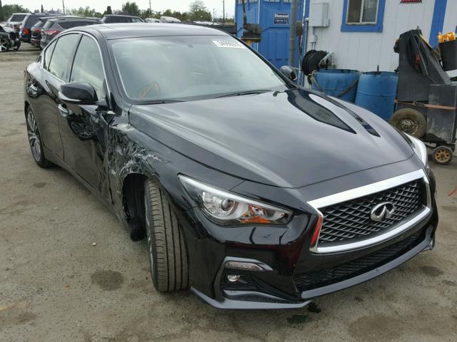 JN1EV7AP9JM355130 - 2018 INFINITI Q50 LUXE BLACK photo 1