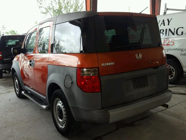 5J6YH18324L006512 - 2004 HONDA ELEMENT LX ORANGE photo 3