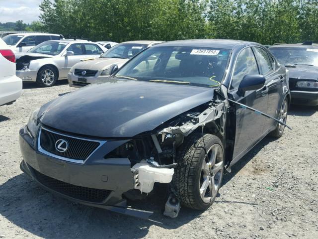 JTHBE262372009058 - 2007 LEXUS IS 350 GRAY photo 2