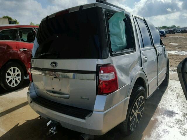 1FMJU1HT0FEF47306 - 2015 FORD EXPEDITION SILVER photo 4