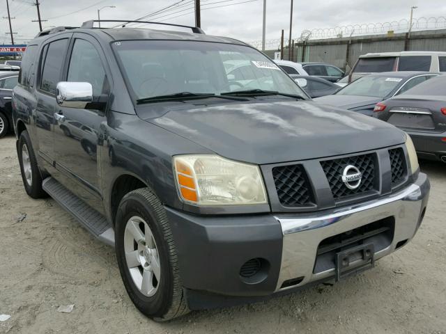 5N1AA08A64N717294 - 2004 NISSAN ARMADA SE GRAY photo 1