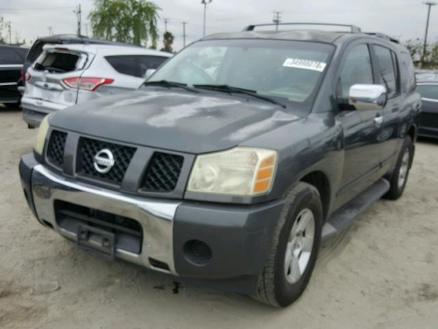 5N1AA08A64N717294 - 2004 NISSAN ARMADA SE GRAY photo 2