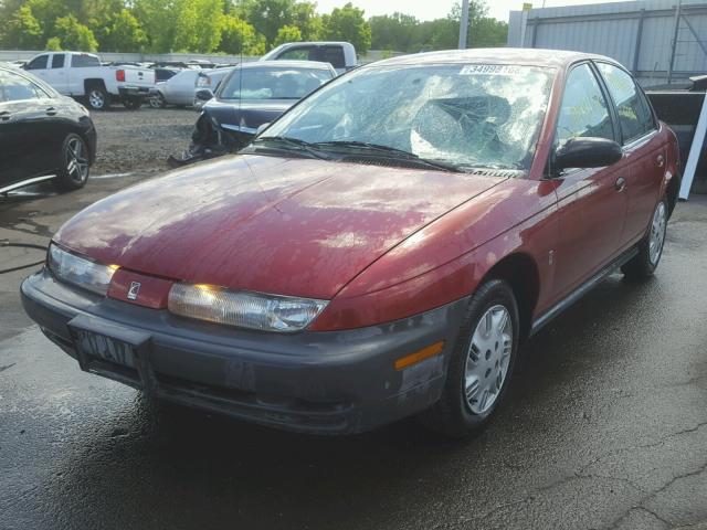 1G8ZH5281VZ291623 - 1997 SATURN SL1 BURGUNDY photo 2