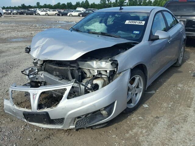 1G2ZJ57K394252845 - 2009 PONTIAC G6 SILVER photo 2