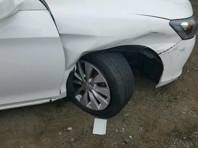 1HGCR3F84DA044957 - 2013 HONDA ACCORD EXL WHITE photo 9