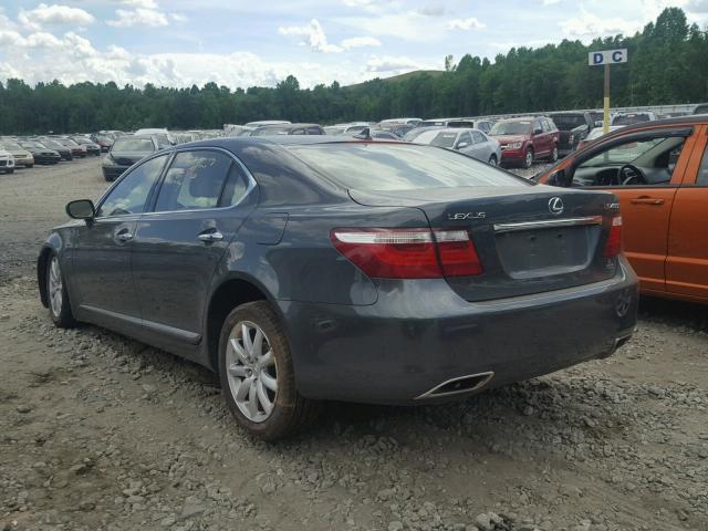 JTHGL46F585031170 - 2008 LEXUS LS 460L GREEN photo 3