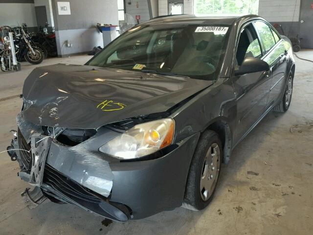 1G2ZF58B074275738 - 2007 PONTIAC G6 VALUE L BLUE photo 2