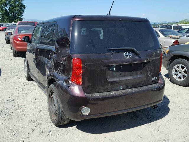 JTLKE50E181046935 - 2008 TOYOTA SCION XB PURPLE photo 3