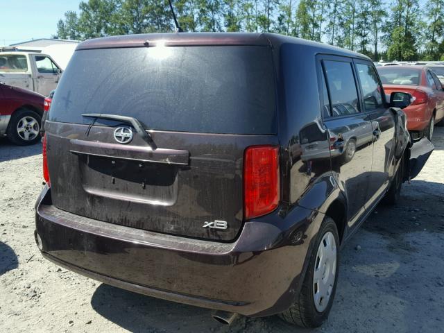 JTLKE50E181046935 - 2008 TOYOTA SCION XB PURPLE photo 4