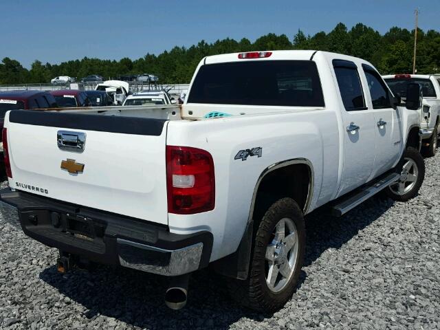 1GC1KVC86DF175532 - 2013 CHEVROLET SILVERADO WHITE photo 4