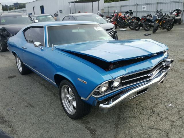 136379Z314999 - 1969 CHEVROLET CHEVELL BLUE photo 1