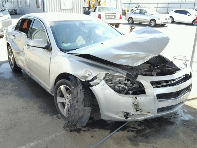 1G1ZC5E04CF196555 - 2012 CHEVROLET MALIBU 1LT SILVER photo 1