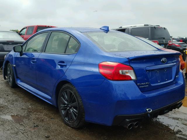 JF1VA1B68H9816705 - 2017 SUBARU WRX BLUE photo 3