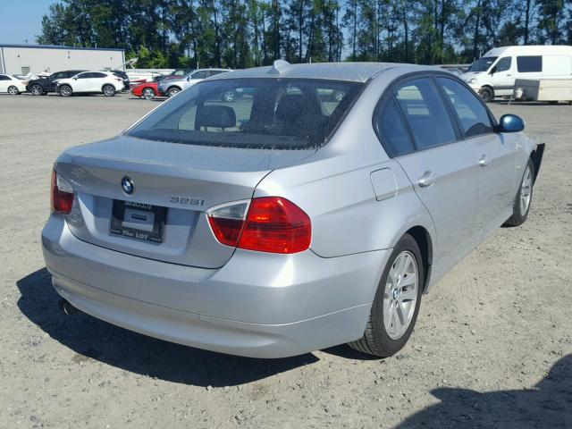 WBAVB17516NK37354 - 2006 BMW 325 I AUTO SILVER photo 4