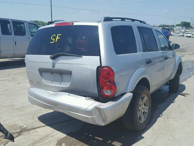 1D4HD38NX6F174563 - 2006 DODGE DURANGO SX GRAY photo 4