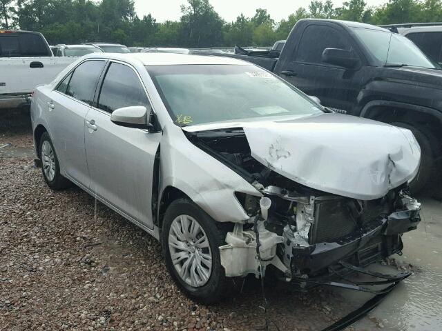 4T4BF1FK3DR306390 - 2013 TOYOTA CAMRY L SILVER photo 1