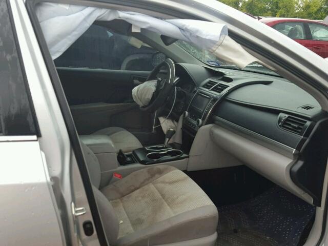 4T4BF1FK3DR306390 - 2013 TOYOTA CAMRY L SILVER photo 5