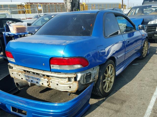 JF1GM67531G401404 - 2001 SUBARU IMPREZA RS BLUE photo 4