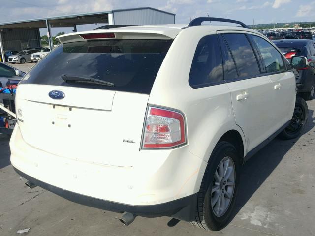 2FMDK38C07BB32367 - 2007 FORD EDGE SEL CREAM photo 4