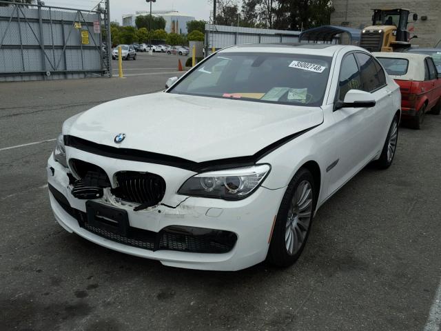 WBAYA6C51DD143741 - 2013 BMW 740 I WHITE photo 2