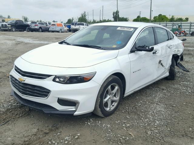 1G1ZB5ST5GF335180 - 2016 CHEVROLET MALIBU LS 白色 照片 2