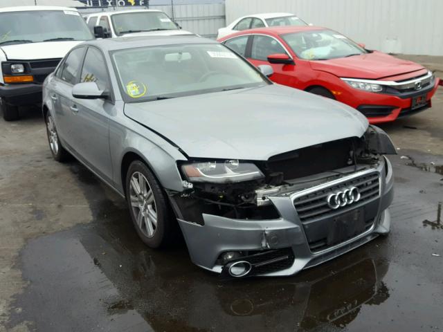 WAUAFAFL4AN030694 - 2010 AUDI A4 PREMIUM GRAY photo 1