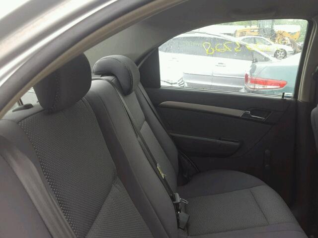 KL1TD56698B115245 - 2008 CHEVROLET AVEO BASE Արծաթագույն լուսանկար 6