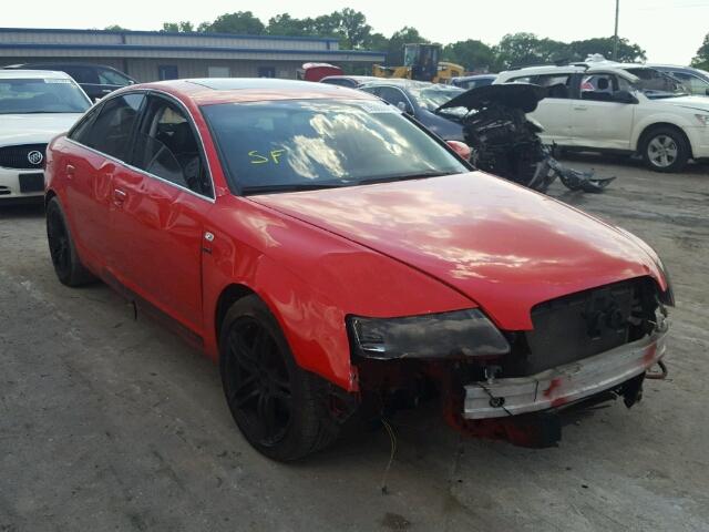 WAUEH74F76N108209 - 2006 AUDI A6 S-LINE RED photo 1