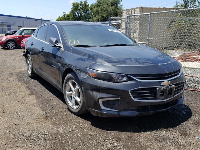 1G1ZB5ST9GF306619 - 2016 CHEVROLET MALIBU LS BLACK photo 1