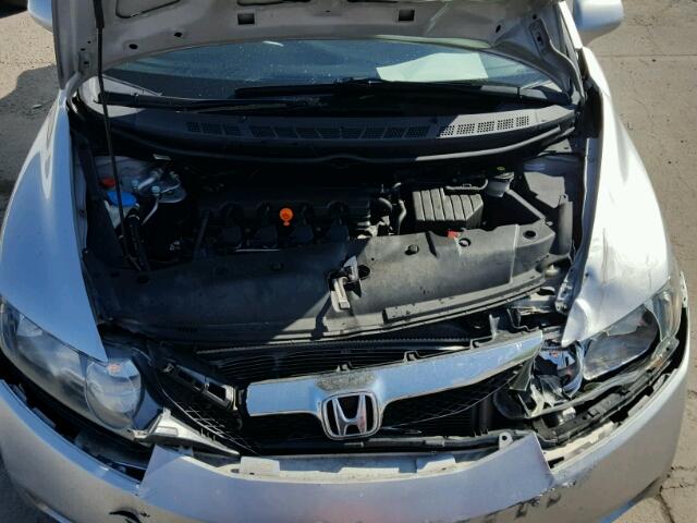 2HGFA1F62AH305295 - 2010 HONDA CIVIC SILVER photo 7