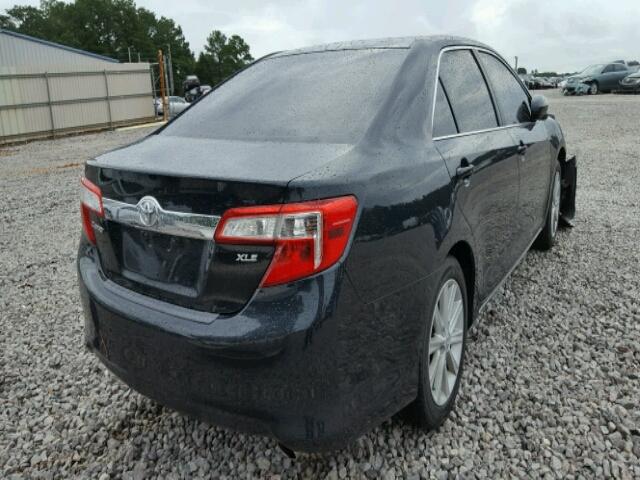 4T4BF1FKXCR207130 - 2012 TOYOTA CAMRY BASE BLACK photo 4