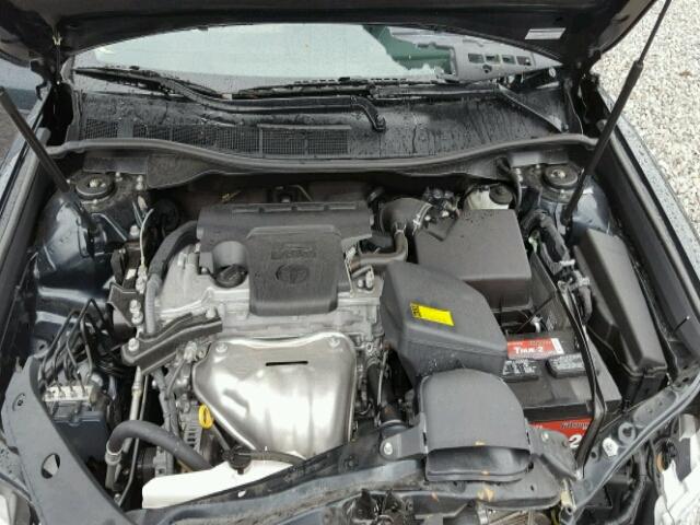 4T4BF1FKXCR207130 - 2012 TOYOTA CAMRY BASE BLACK photo 7