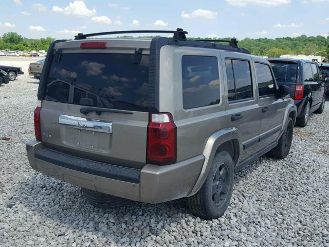 1J8HG48K06C206365 - 2006 JEEP COMMANDER 棕色 照片 4