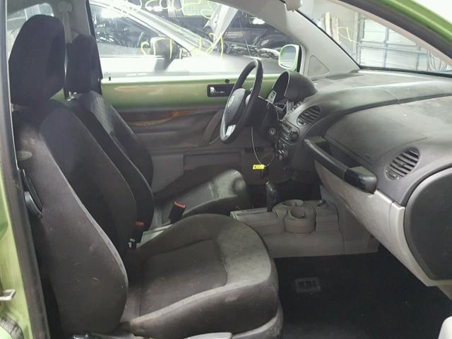 3VWCK21C32M418402 - 2002 VOLKSWAGEN NEW BEETLE მწვანე ფოტო 5