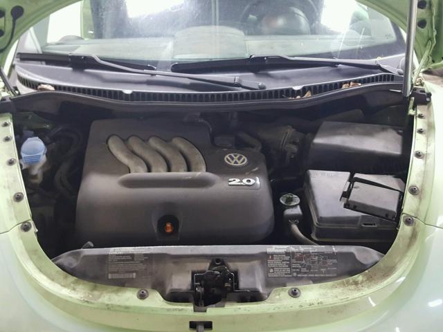 3VWCK21C32M418402 - 2002 VOLKSWAGEN NEW BEETLE მწვანე ფოტო 7