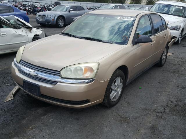 1G1ZT54825F180798 - 2005 CHEVROLET MALIBU LS 金色 照片 2