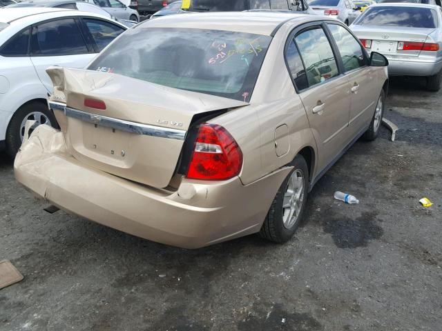 1G1ZT54825F180798 - 2005 CHEVROLET MALIBU LS 金色 照片 4