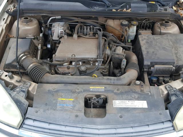 1G1ZT54825F180798 - 2005 CHEVROLET MALIBU LS 金色 照片 7