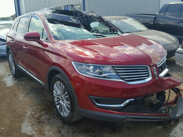 2LMPJ6LR8JBL35077 - 2018 LINCOLN MKX RESERV RED photo 1