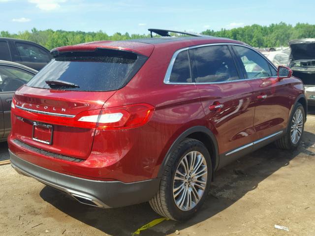 2LMPJ6LR8JBL35077 - 2018 LINCOLN MKX RESERV RED photo 4