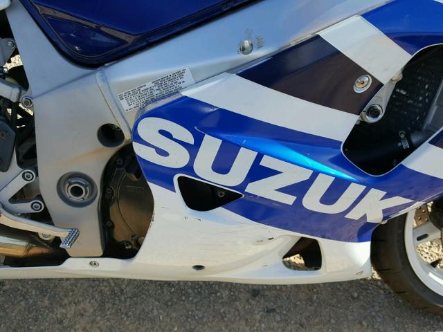 JS1GN7BA532105540 - 2003 SUZUKI GSX-R600 BLUE photo 7