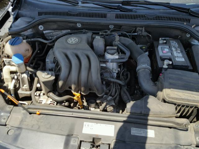 3VW2K7AJ2DM365184 - 2013 VOLKSWAGEN JETTA BASE 灰色 照片 7