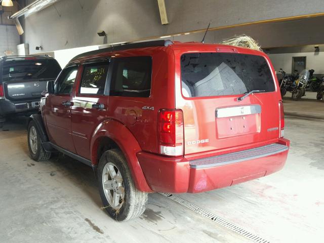 1D4PU2GK7AW146094 - 2010 DODGE NITRO SE RED photo 3