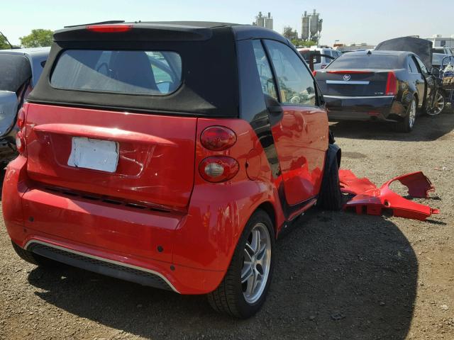 WMEEK3BA1EK730262 - 2014 SMART FORTWO PAS 红色 照片 4